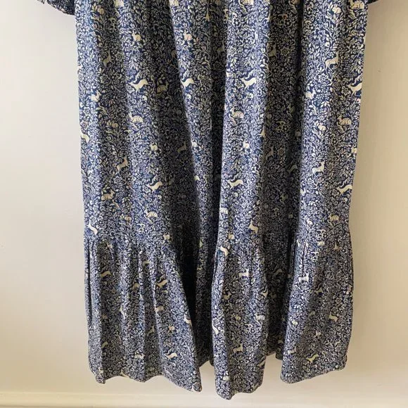 *RARE* Doen Nova Dress Navy Prancing Fawn Deer - Picture 8 of 11